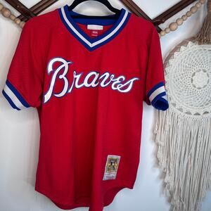 Mitchell & Ness Atlanta Braves Dale Murphy Throwback Baseball Jersey